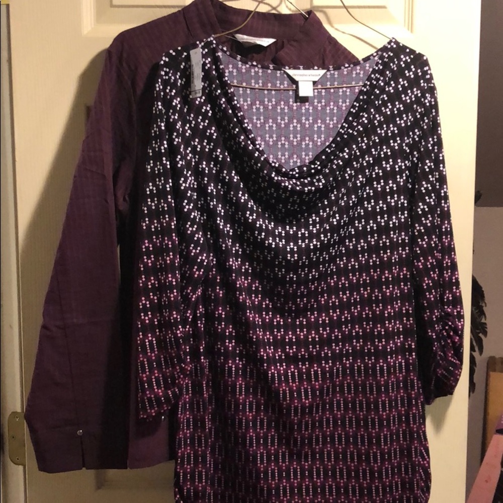 NWT & NWOT Christopher & Banks top & jacket